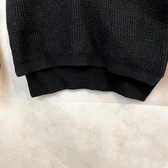 WILFRED FREE | Aritzia Isabelli 100% Merino Wool Sweater in Black | Size XS - Picture 7 of 10